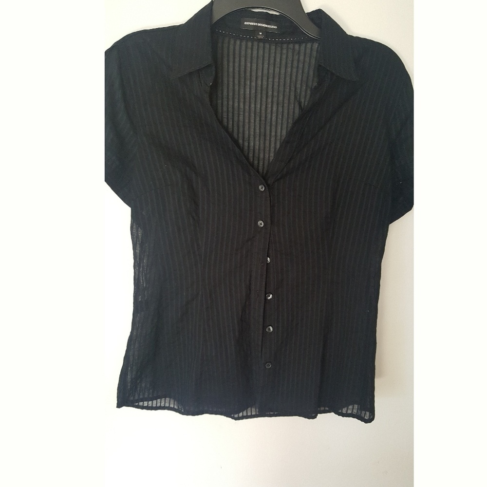 Express cotton button down shirt